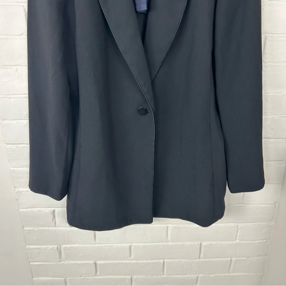 J.Crew 365 Black Crepe Wrap Blazer Size S